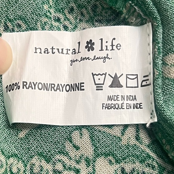 NATURAL LIFE Bailey Mini Dress - Pink Green Floral Mix XS - Picture 8 of 10